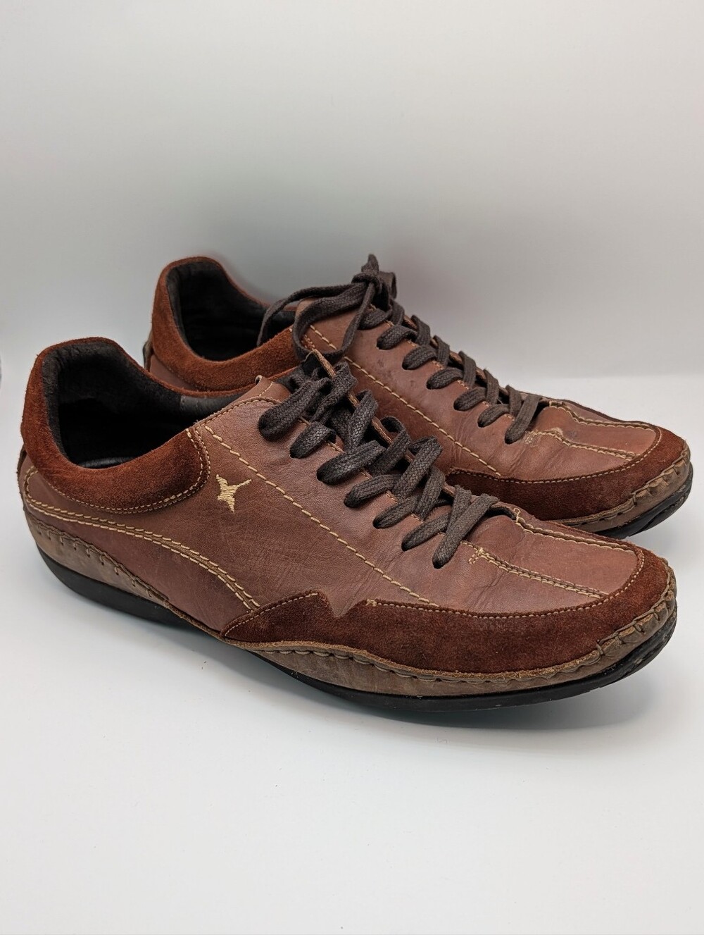 PIKOLINOS Leather & Suede Lace-Up Casual Sneakers Walking Shoes